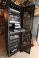 Equipment rack from the One Sound Choice Gorty home theater project