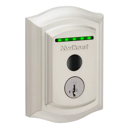 Smart deadbolt lock with fingerprint reader and backup key