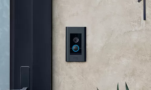 Ring Pro doorbell camera close-up