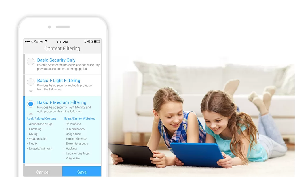 Enterprise-grade routers and content filtering system installed by One Sound Choice in Northern New Jersey