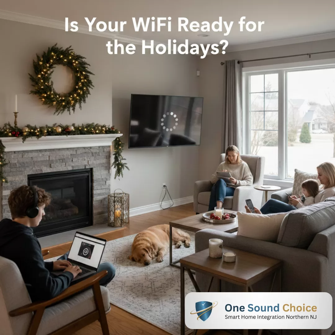 Holiday WiFi stress situations with many devices connected.