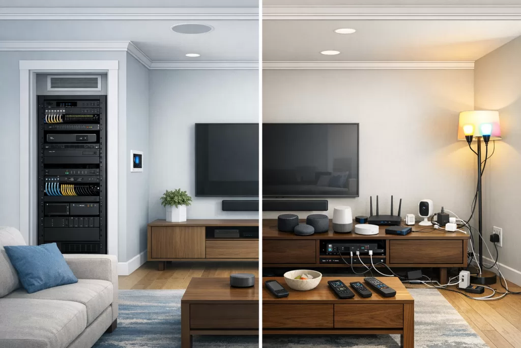 Custom vs. Off-the-Shelf Smart Home Systems