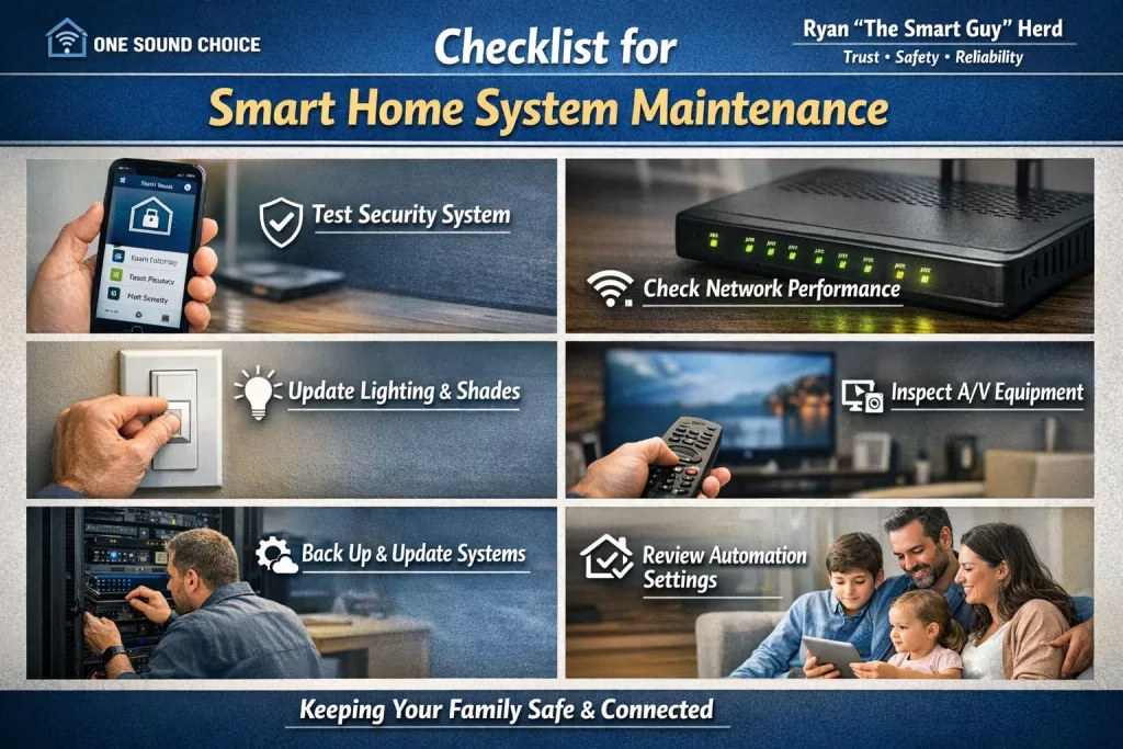Checklist for Smart Home System Maintenance