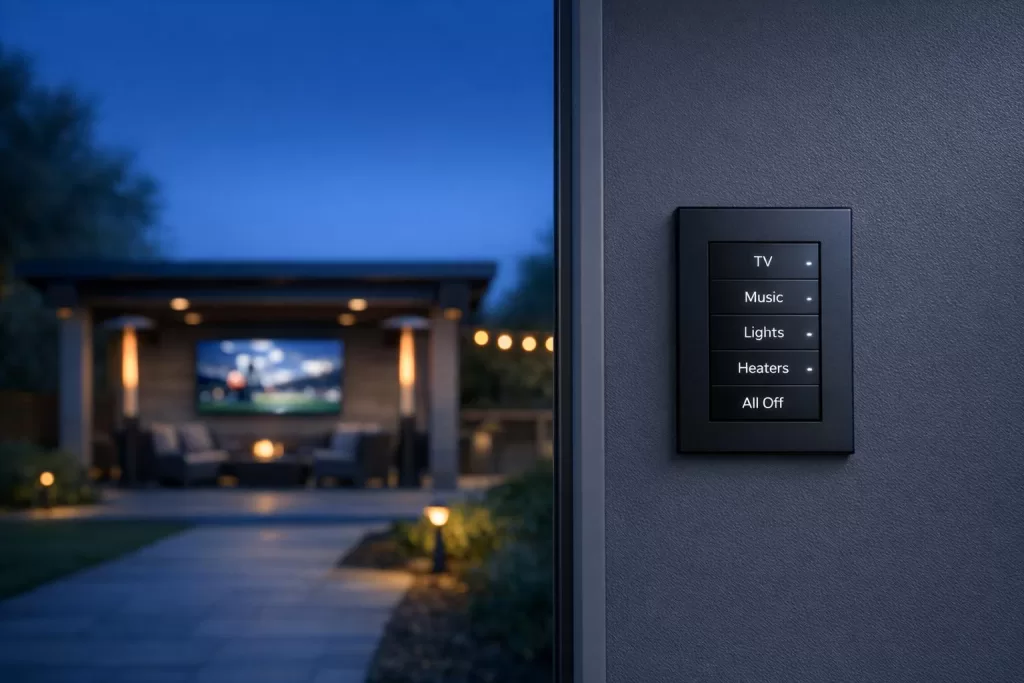 “How Do We Control Outdoor Audio and TVs Without Another App or Remote?”
